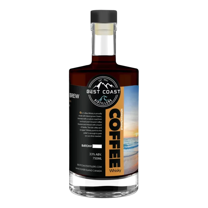 Best Coast Cold Brew Coffee Whisky-unsweetened