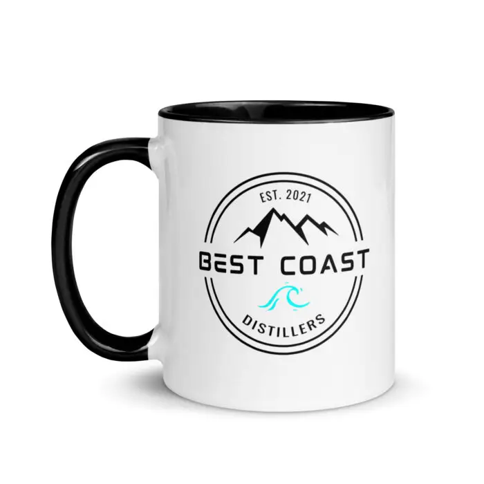 Best Coast Coffee Mug with Color Inside and cool quote - Image 3