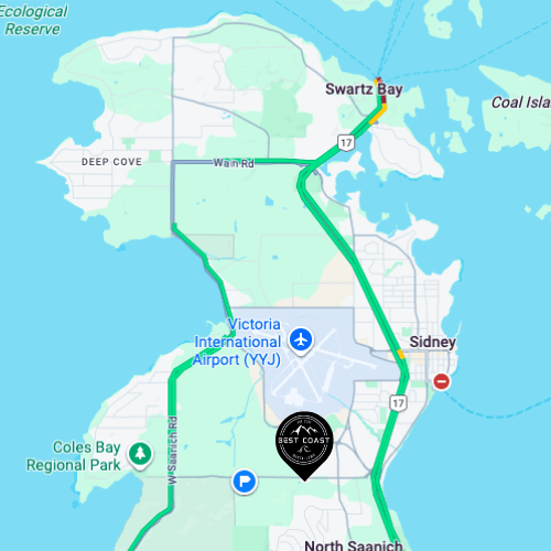 Best Coast Distillers location in North Saanich