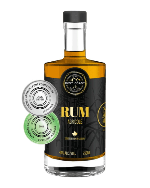 Best Coast Agricole Rum-Silver medal and Excellence in Terroir
