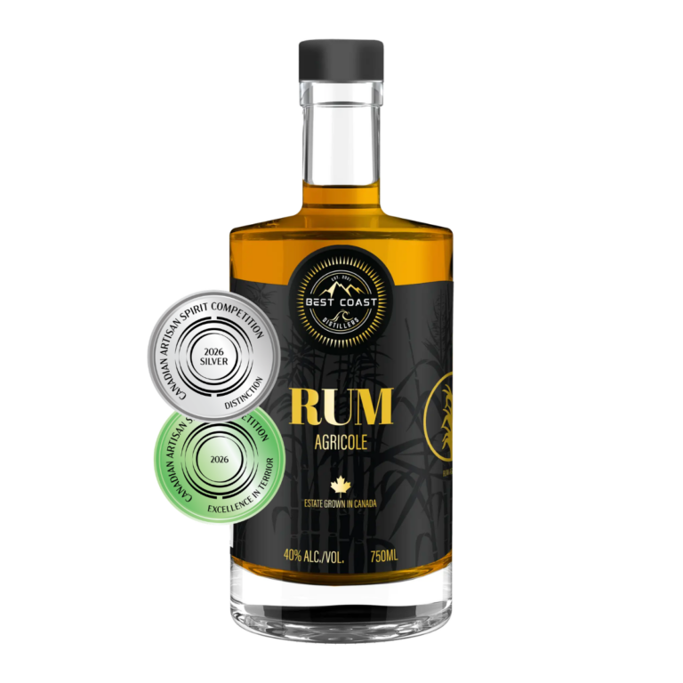 Best Coast Agricole Rum-Silver medal and Excellence in Terroir